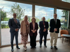 25. maj 2024. članovi delegacije Narodne skupštine u Parlamentarnoj skupštini NATO sa v.d. šefa delegacije Azerbejdžana u PS NATO